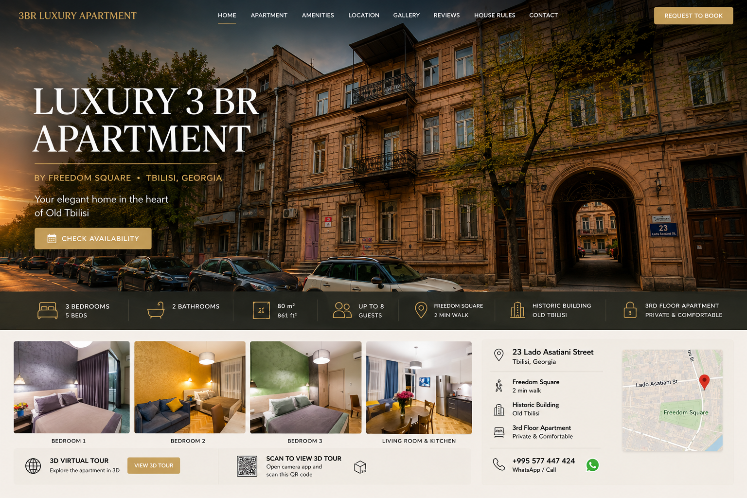 Luxury 3 BR Apartment homepage